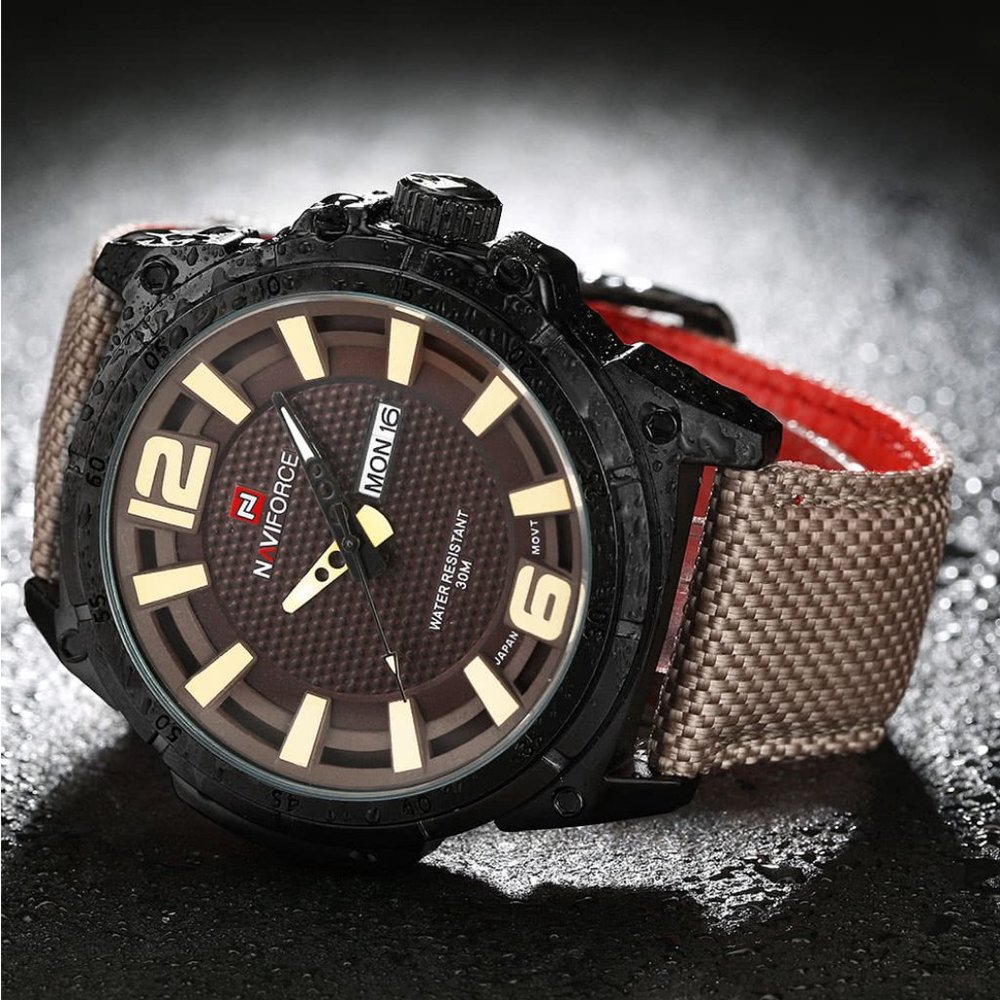 NAVIFORCE Water Resistant Nylon Watchband